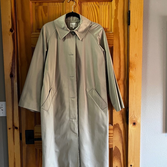 Sezane Clyde Trench Coat Light Beige EU 36 US 4 NWOT - Picture 2 of 8